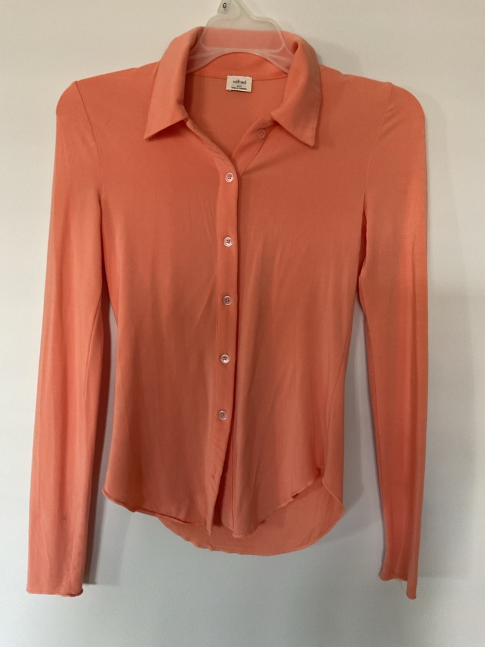 Wilfred Light Coral Button-Down Shirt